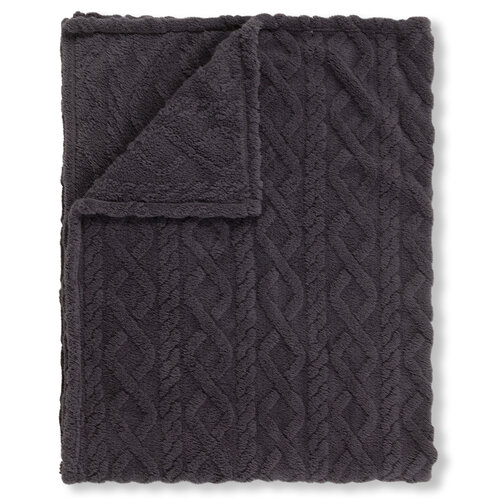 Descanso Plaid jacquard Descanso nr.0350 antraciet