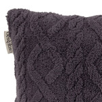 Descanso Gevuld kussen 1-40x40 jacquard  Descanso nr.0350 antraciet