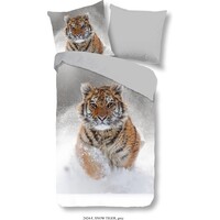 Good morning Bettbezug (Deutsche Version) Snow Tiger flanel nr.2424 grijs