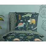 Good morning Bettbezug (Deutsche Version) Dinoho 135x200+1-80x80 flanel kids nr.7087 multi