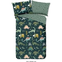 Good morning Dekbedovertrek - (Let op - Met extra grote sloop 70x90cm) Dinono flanel no.7087 multi