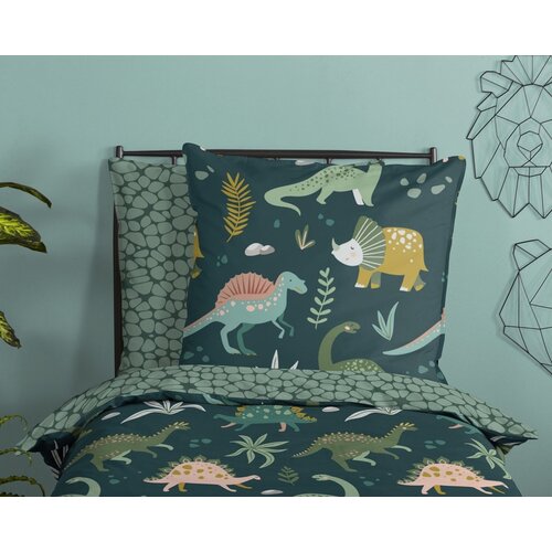 Good morning Dekbedovertrek - (Let op - Met extra grote sloop 70x90cm) Dinono flanel no.7087 multi