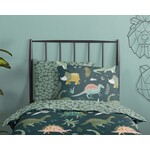Good morning Dekbedovertrek - (Let op - Met extra grote sloop 70x90cm) Dinono flanel no.7087 multi
