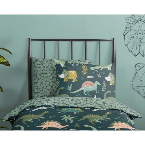Good morning Dekbedovertrek - (Let op - Met extra grote sloop 70x90cm) Dinono flanel no.7087 multi
