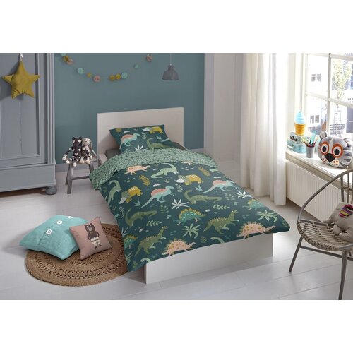 Good morning Dekbedovertrek - (Let op - Met extra grote sloop 70x90cm) Dinono flanel no.7087 multi