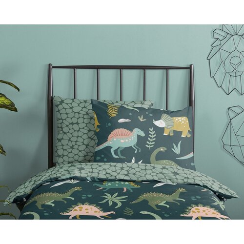 Good morning Dekbedovertrek - (Let op - Met extra grote sloop 70x90cm) Dinono flanel no.7087 multi