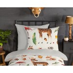 Good morning Dekbedovertrek Autumn - (Let op - Met extra grote sloop 70x90cm) flanel no.30526 multi