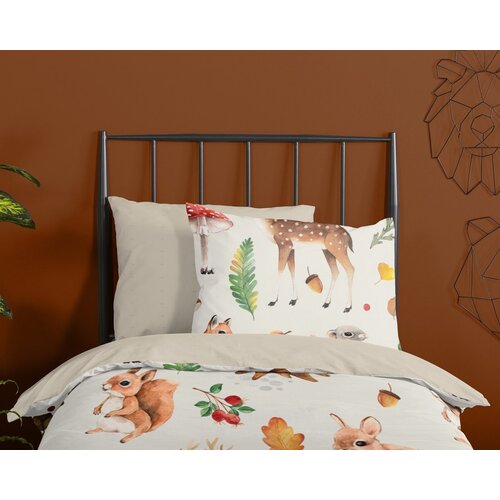Good morning Dekbedovertrek Autumn - (Let op - Met extra grote sloop 70x90cm) flanel no.30526 multi