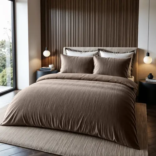 Sleeptime Dekbedovertrek Velvet Cartier Taupe