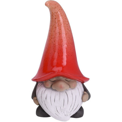 Koopman Set van 4 tuinkabouters gnooms met mutsen