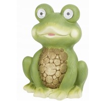 Koopman Solar tuinfiguur uil kikker - met led