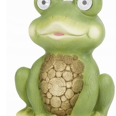 Koopman Solar tuinfiguur uil kikker - met led