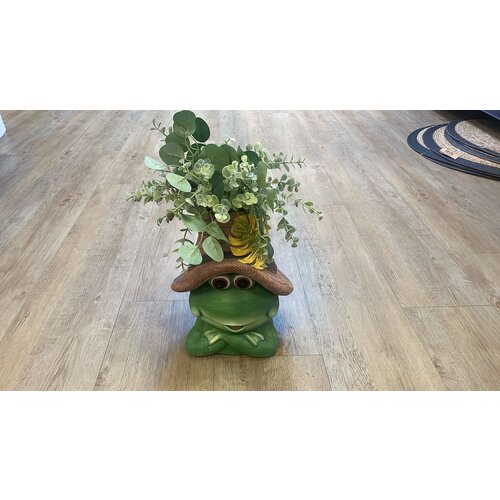 Koopman Tuinbeeld kabouter bloempot