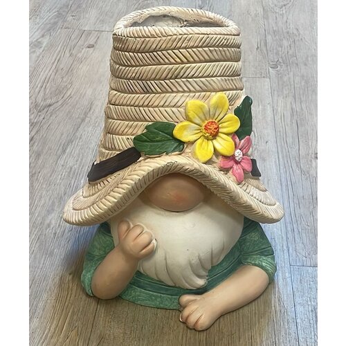 Koopman Tuinbeeld kabouter bloempot