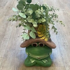 Koopman Tuinbeeld kabouter bloempot