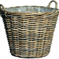 Koopman Aardappelmand lana d39xh31cm naturel