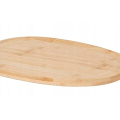 Koopman Houten dienblad van bamboe 38 cm x 28 cm