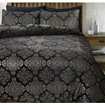 Sleeptime Dekbedovertrek Glamour Flanel Art Foil Zwart