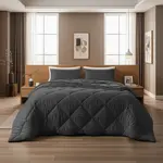 Sleeptime Lazy Dekbed Diamond Antraciet 200 x 200 Met Kussenslopen