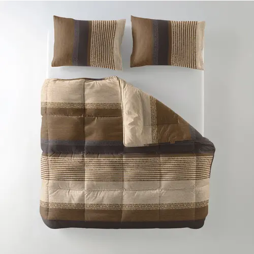 Sleeptime All-in one Lazy dekbed Marina Taupe 200 x 200 Met Kussenslopen