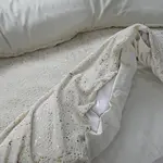 Sleeptime Dekbedovertrek Glamour Flanel Sprankle Foil Creme