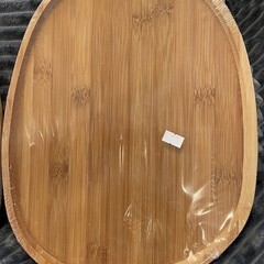 Koopman Houten dienblad van bamboe 38 cm x 28 cm - Donker