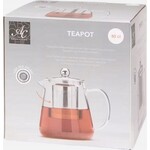 Koopman Theepot met filter - Glas/Roestvrijstalen