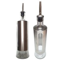 Koopman 2 stuks Olijffles  RVS 500ml