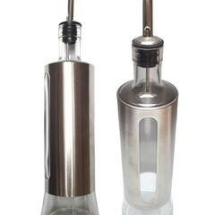 Koopman 2 stuks Olijffles  RVS 500ml