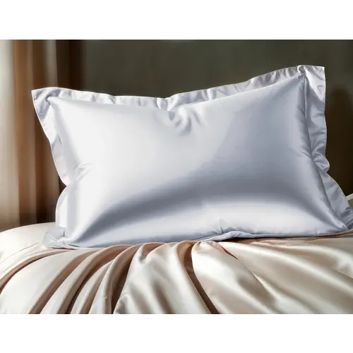 Sleeptime Glossy Wit Kussensloop 60 x 70