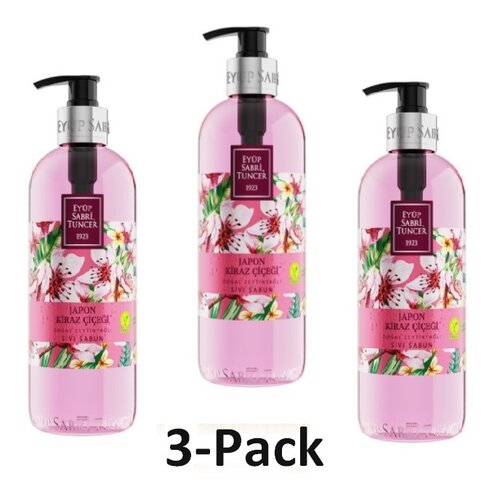 Eyup Sabri 3-Pack - Handzeep Japanse Kers 500ml