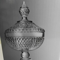 Huis en Bed Diamantvormige snoeppot met deksel