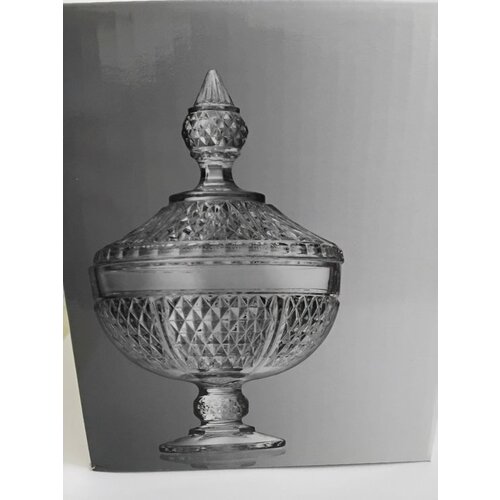 Huis en Bed Diamantvormige snoeppot met deksel