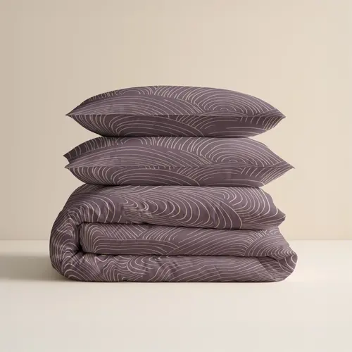 Sleeptime Dekbedovertrek Dreamscape Paars - 100% katoen