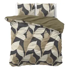 Sleeptime Dekbedovertrek Graphic Garden Antraciet - 100% katoen