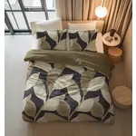 Sleeptime Dekbedovertrek Graphic Garden Antraciet - 100% katoen