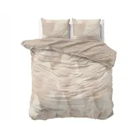 Sleeptime Dekbedovertrek Blush Angles Zand/Beige - 100% katoen