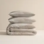 Sleeptime Dekbedovertrek Blush Angles Zand/Beige - 100% katoen