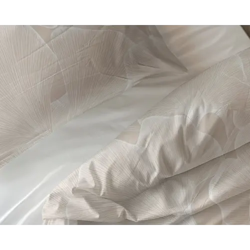 Sleeptime Dekbedovertrek Ginkgo Whisper Zand/Grijs - 100% katoen