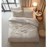 Sleeptime Dekbedovertrek Ginkgo Whisper Zand/Grijs - 100% katoen