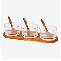 Koopman Serveerset 7 delig Acasia