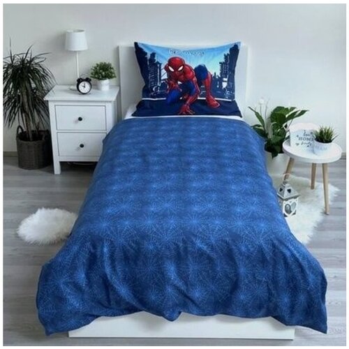 Spiderman dekbedovertrek - Eenpersoons - 140 x 200 cm / 60 x 70 cm - Katoen