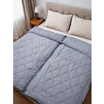 Sleeptime Partnerdekbed Grijs - 220 cm lang