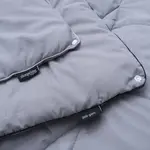 Sleeptime Partnerdekbed Grijs - 220 cm lang