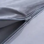 Sleeptime Partnerdekbed Grijs - 220 cm lang