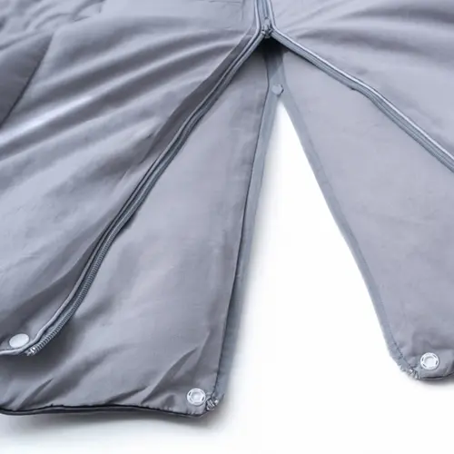 Sleeptime Partnerdekbed Grijs - 220 cm lang