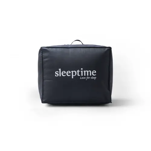 Sleeptime Partnerdekbed Grijs - 220 cm lang