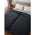 Sleeptime Partnerdekbed Zwart - 220cm lang