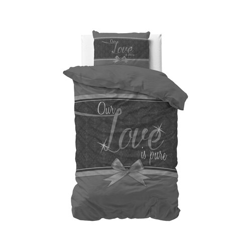 Sleeptime Dekbedovertrek Pure Love Grijs