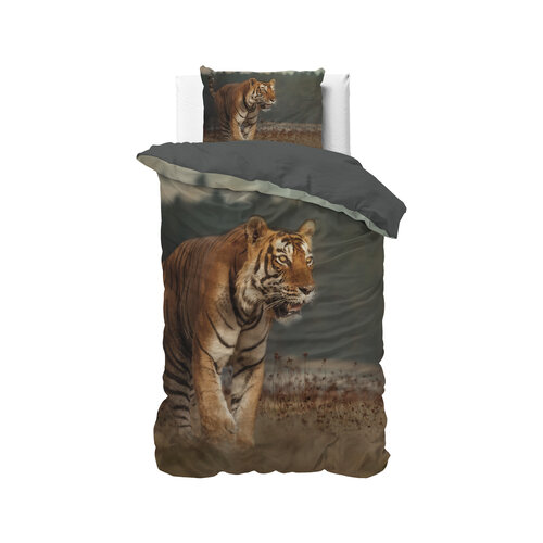 Sleeptime Dekbedovertrek Nature Tiger Taupe